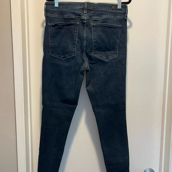 Abercrombie & Fitch Dark Wash Simone High Rise Super Skinny Jeans 31/12 regular - Picture 2 of 3